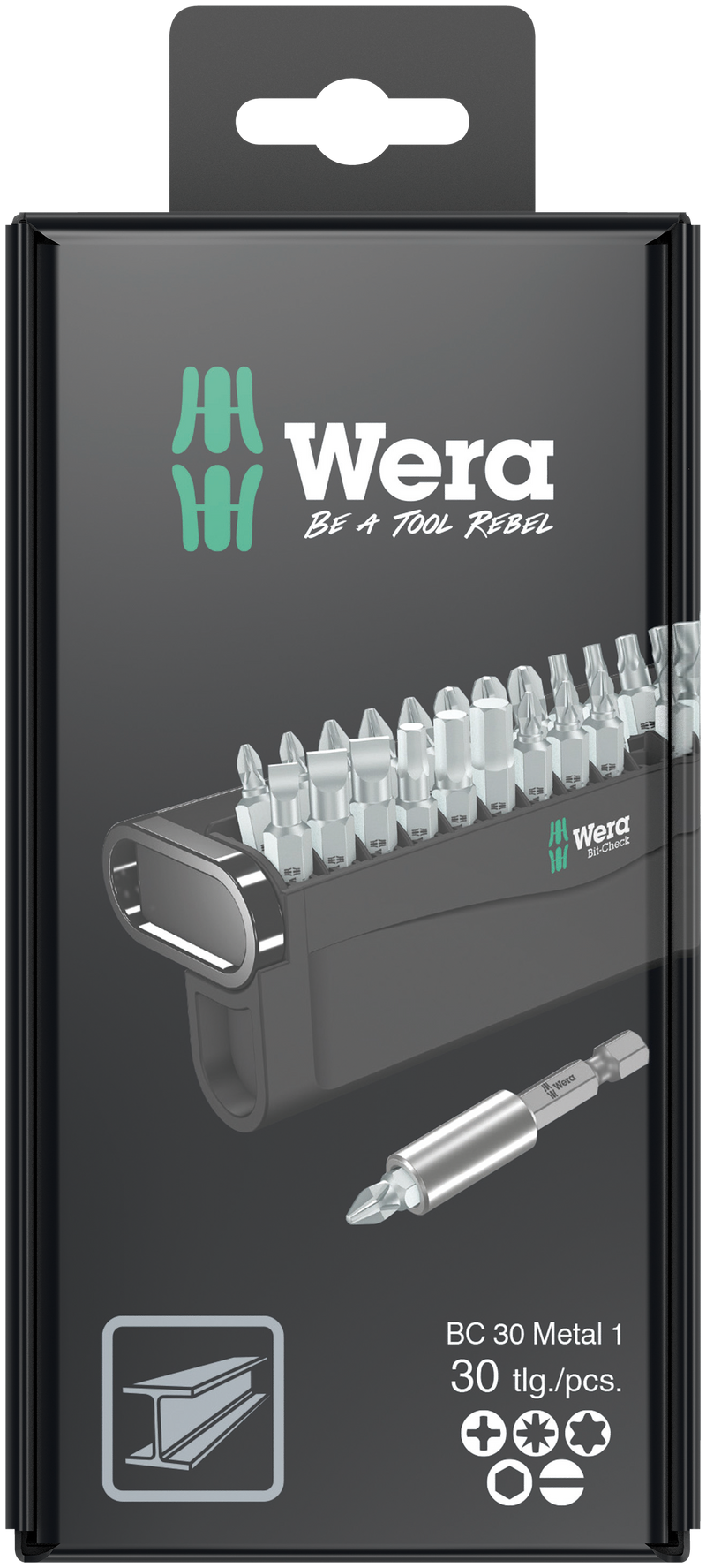 Wera Bit-Check 30 Metal 1 SB, 05057440001
