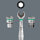 Wera 8100 SA 13 Zyklop Comfort ratchet set, reversing lever, 1/4" drive, metric, 15 pieces - 05004022001