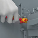 Wera 8100 SA VDE 1 Zyklop ratchet set, insulated, reversing lever, 1/4" drive, metric, 22 pieces - 05004967001