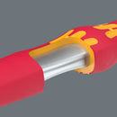 Wera 8100 SA VDE 1 Zyklop ratchet set, insulated, reversing lever, 1/4" drive, metric, 22 pieces - 05004967001