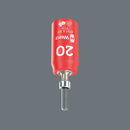 Wera 8100 SA VDE 1 Zyklop ratchet set, insulated, reversing lever, 1/4" drive, metric, 22 pieces - 05004967001