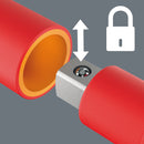 Wera 410 i VDE A RA VDE-insulated T-handle with ratchet functionality for 1/4" sockets - 05005121001