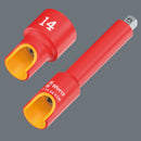 Wera 8790 A VDE Zyklop Socket, insulated, with 1/4" drive, 4.5 x 41 mm - 05005929001