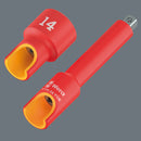 Wera 8790 A VDE Zyklop Socket, insulated, with 1/4" drive, 11 x 41 mm - 05005937001