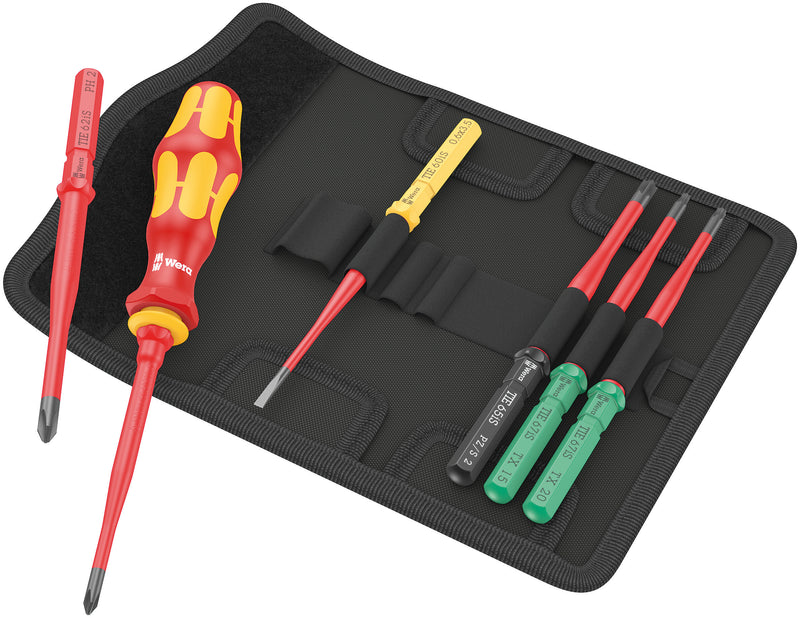 Wera - Kraftform Kompakt VDE 7 Extra Slim 1 Tool Finder, 7pc - 05006603001