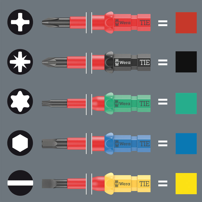 Wera - Kraftform Kompakt VDE 15 Torque 1.2-3.0 Nm Extra Slim 1 Tool Finder, 15pc - 05006605001