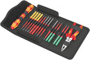 Wera - Kraftform Kompakt VDE 17 Extra Slim 1 Tool Finder, Twin Handle, Knipex Plier, 17pc - 05006612001