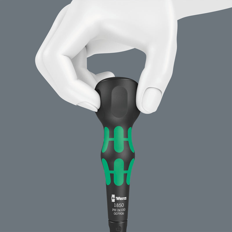 Wera 1850 PH Kraftform Ball-Grip Phillips-head screwdriver, PH 2 x 150 mm - 05007907001