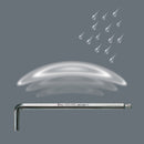 Wera 950/9 Pkl Hex-Plus 8, Chrome-Plated, Workshop Rack, 9pc, 05022102001