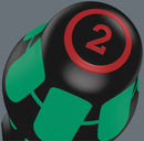 Wera 9650 Magnetic Rail, Kraftform Screwdriver Set, 9pc, 05051012001