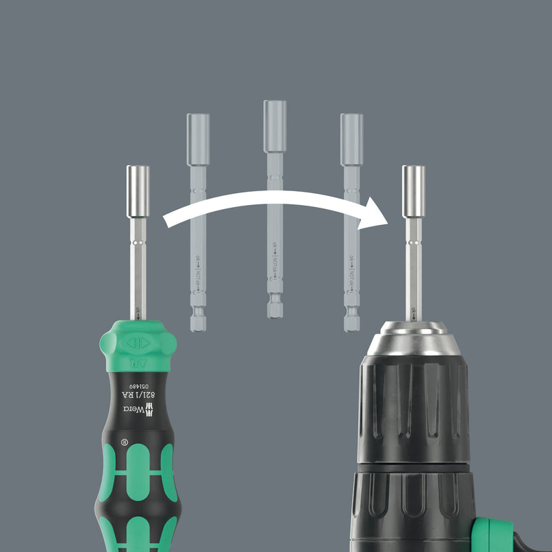 Wera Kraftform Kompakt 28 RA with pouch, 6pc - 05051520001
