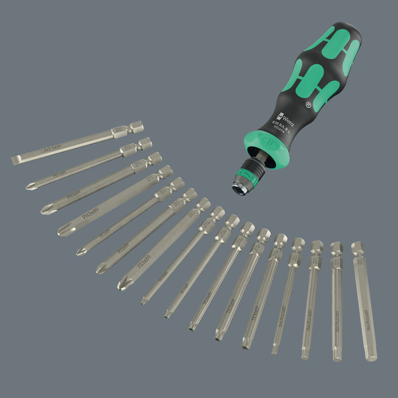 Wera Kraftform Kompakt 60 RA-R 1, 17pc - 05051530001