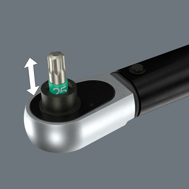 Wera Click-Torque Lock A 6 Torque wrench, adjustable, Torque Lock function, reversible ratchet, clockwise torque operation, 2.5-25 Nm - 05075691001