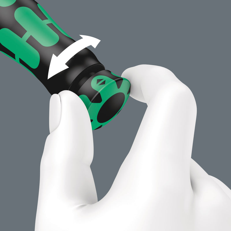 Wera Click-Torque Lock C 3 R/L Torque wrench, adjustable, Torque function, square head insert (1/2"), clockwise/counterclockwise torque operation, 40-200 Nm - 05075695001