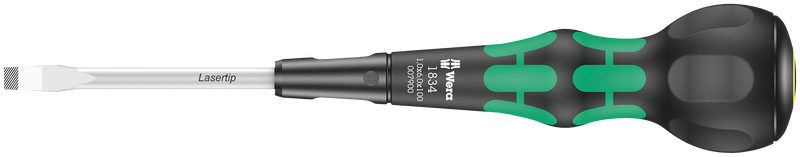 Wera 1834 Kraftform Ball-Grip Slotted screwdriver - workshop blade, 1 x 6 x 150 mm - 05007901001