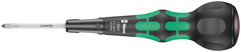 Wera 1850 PH Kraftform Ball-Grip Phillips-head screwdriver, PH 1 x 80 mm - 05007905001