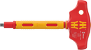 Wera 410 i VDE A RA VDE-insulated T-handle with ratchet functionality for 1/4" sockets - 05005121001