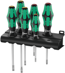 334/6 Rack screwdriver set Kraftform Plus Lasertip and rack