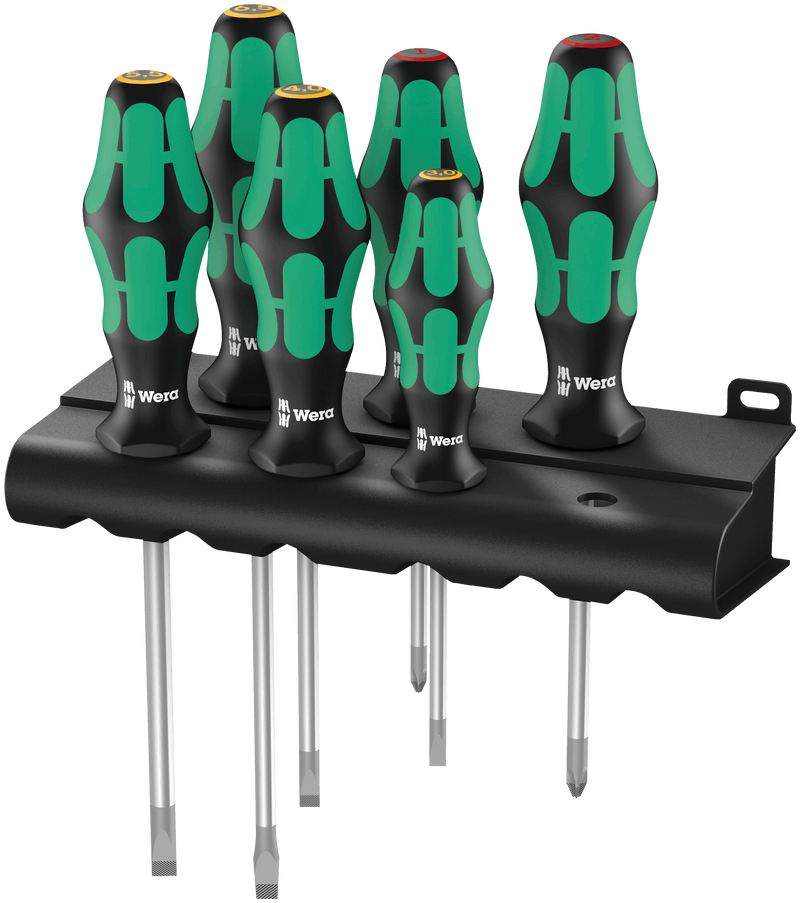 334/6 Rack screwdriver set Kraftform Plus Lasertip and rack