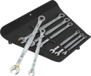 Wera 6007 Joker Imperial 8 Set 1 Ratcheting combination spanner set, imperial, 8 pieces - 05020385001