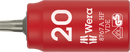 Wera 8767 A VDE HF TORX® Zyklop Bit socket, insulated, with 1/4" drive, with holding function, TX 20 x 36 mm - 05005922001