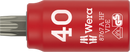 Wera 8767 A VDE HF TORX® Zyklop Bit socket, insulated, with 1/4" drive, with holding function, TX 40 x 36 mm - 05005926001