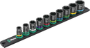 Wera 9607 Magnetic Rail B Impaktor 1 Zyklop, Metric, 3/8", 10pc, 05005451001