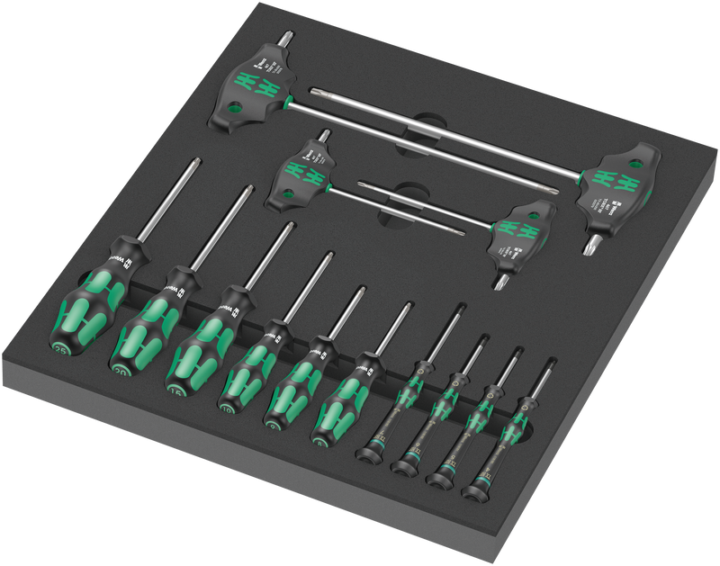 9712 Foam insert TORX¬Æ HF screwdriver set 1, 14 pieces - 05150103001