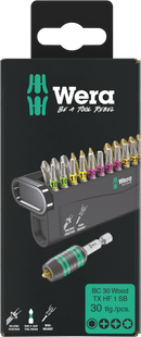 Wera Bit-Check 30 Wood TX HF 1 SB, 30pc - 05057437001
