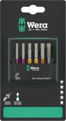 Wera Bit-Check 6 Wood TX HF 1 SB, 6pc - 05073639001