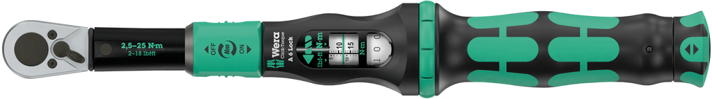 Torque Driver Lock Wera Click-Torque Lock A 6 Torque wrench, adjustable, Torque Lock func
