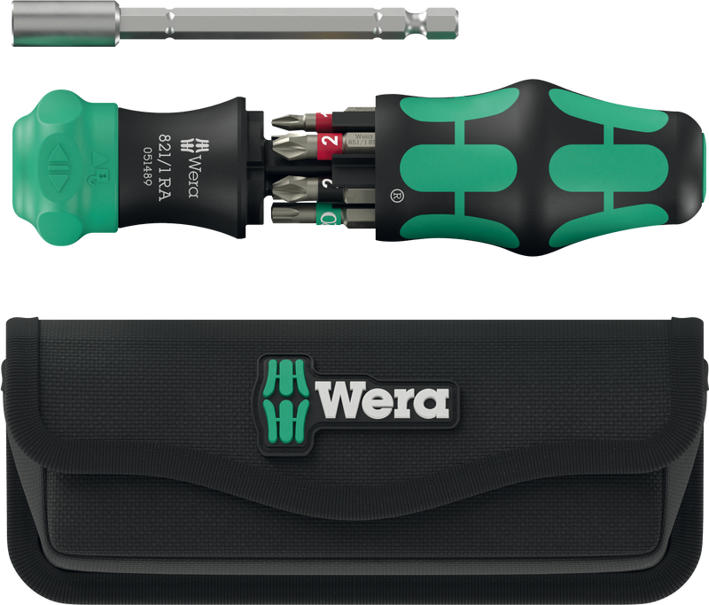 Wera Kraftform Kompakt 28 RA with pouch, 6pc - 05051520001