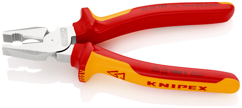 KNIPEX 02 06 180 High Leverage Combination Pliers