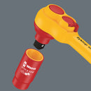 8100 SB VDE 1 Zyklop Ratchet set, insulated, switch lever, 3/8" drive, metric