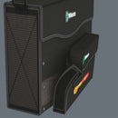 8100 SB VDE 1 Zyklop Ratchet set, insulated, switch lever, 3/8" drive, metric