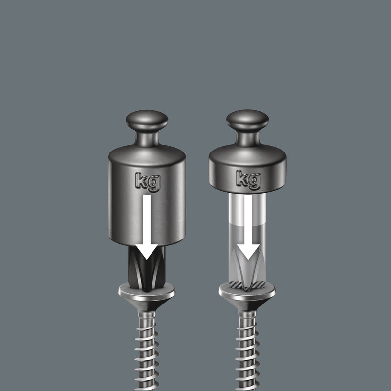 3165 i/6 Screwdriver set, stainless and rack