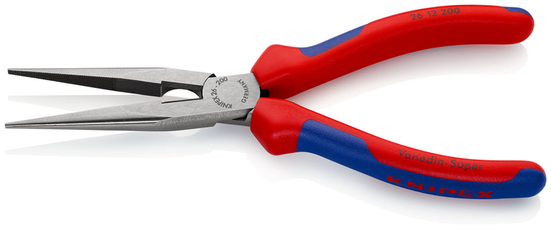 KNIPEX 26 12 200 Snipe Nose Side Cutting Pliers, (Stork Beak Pliers)
