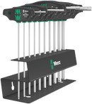 Wera 454/10 HF Set Imperial 2 Screwdriver set T-handle Hex-Plus screwdrivers with holding function, imperial, 10 pieces
