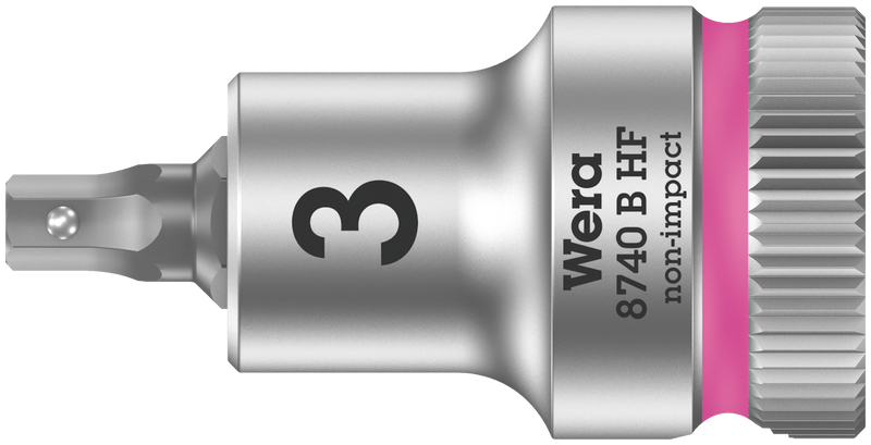 8740 B HF Zyklop bit socket with holding function, 3/8" drive
