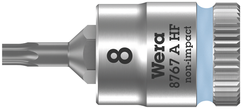 8767 A HF TORX®  Zyklop bit socket with holding function, 1/4" drive