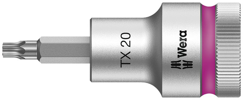 8767 C HF TORX® Zyklop bit socket with 1/2" drive with holding function