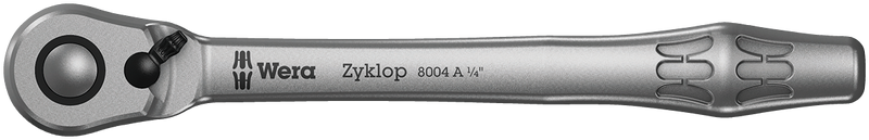 8004 A Zyklop Metal Ratchet with switch lever and 1/4" drive