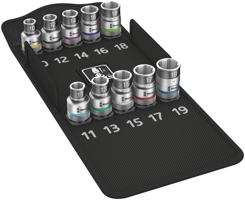 8790 HMC HF 1 Zyklop socket set with 1/2" drive, with holding function
