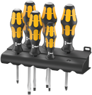 932/6 Screwdriver set Kraftform Wera: Chiseldriver and rack