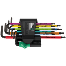 967/9 TX BO Multicolour 1 L-key set for tamper-proof TORXÂ® screws, BlackLaser