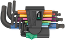 950/9 Hex-Plus Multicolour 2 L-key set, metric, BlackLaser