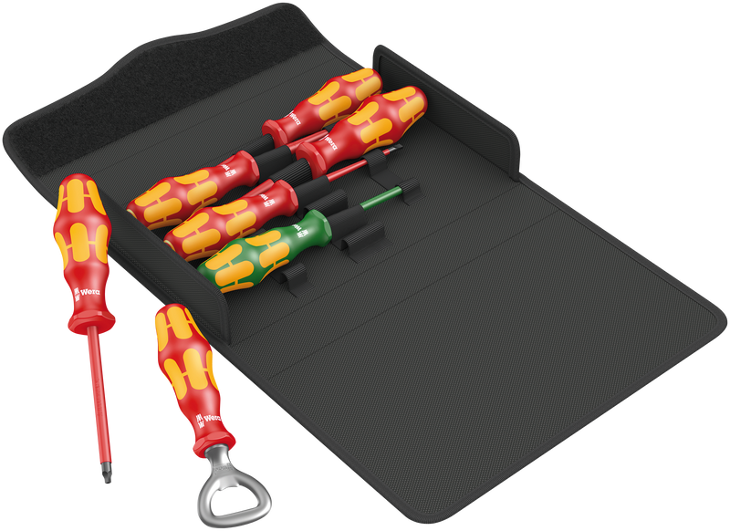 Kraftform 100 iS/7 set 3 screwdriver set Kraftform Plus series 100. Partly with reduced blade diameter