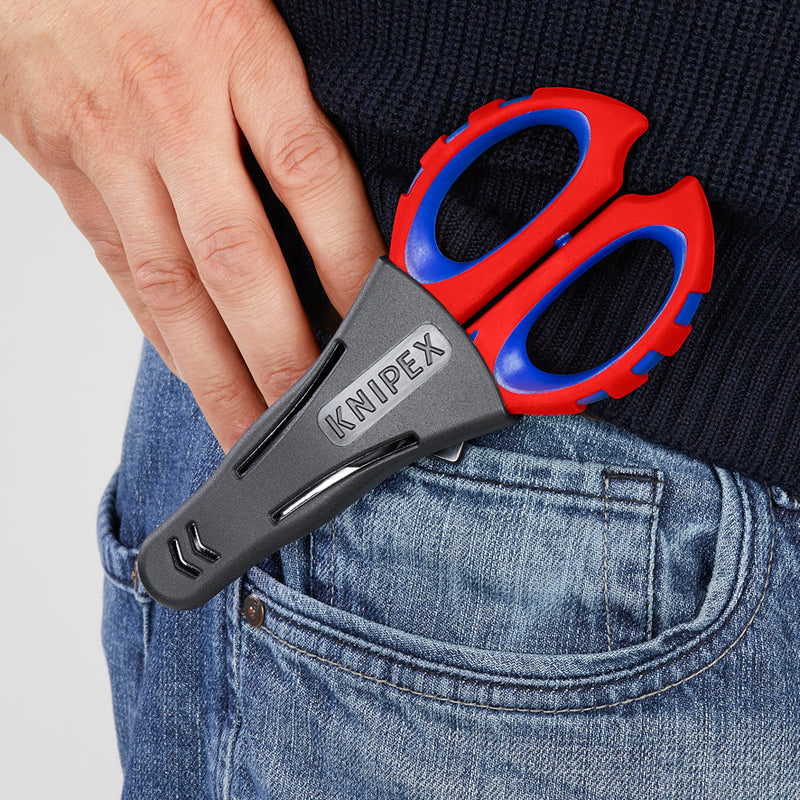 KNIPEX 95 05 10 SB Electricians' Shears with multi-component grips