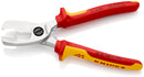 KNIPEX 95 16 200 Cable Shears, with twin cutting edge