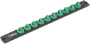 Wera 9601 Magnetic socket rail, 3/8", empty, 30 x 340 mm